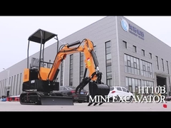 La casa Hightop di Mini Excavator EPA/EURO 5 del cingolo di HT10B 1000kg utilizza il piccolo zappatore