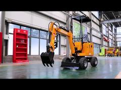 Miniescavatore gommato HT10W 1T