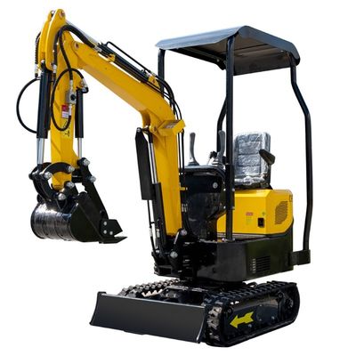 L'oscillazione 1000kg piccolo Mini Excavator With Back Cover Hightop dell'asta si è aperta