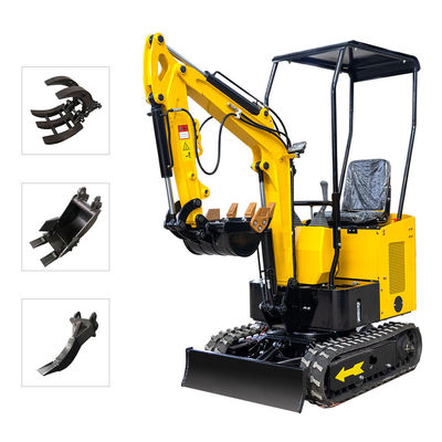 1200 kg Giappone Motore Crawler Mini Escavatore Tre cilindri raffreddato ad acqua