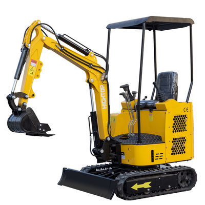 Pilota idraulico pieno Hightop Mini Excavator 1,5 Ton Mini Digger Double Cylinder