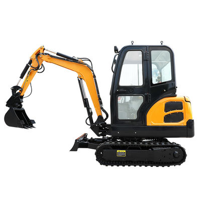 2000kg Hightop Mini Hydraulic Excavator Small Digger con Front Window Open Close