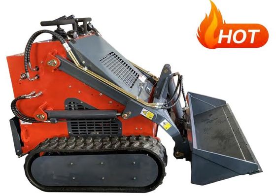 Benzina diesel a ruote idraulica piena Mini Crawler Loader del caricatore del manzo di scivolo