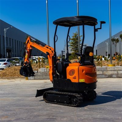 Romba l'oscillazione una Ton Mini Excavator Small Garden Excavator con EPA HT10G