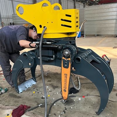18 Accessori per escavatori Piastra di taglio Max 490 mm Taglierina per legno con apertura a lama anteriore