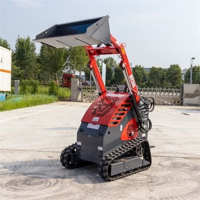Velocità 0-6km/h Mini caricatore Skid Steer Track Loader per paesaggio