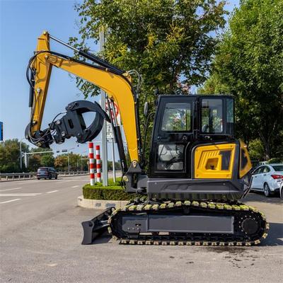 HT65 mini escavatore idraulico certificato CE da 1800 kg con opzioni di motore Yanmar/Kubota