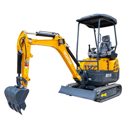 Miniescavatore HT18L con peso operativo di 1.310 kg per attività di costruzione versatili